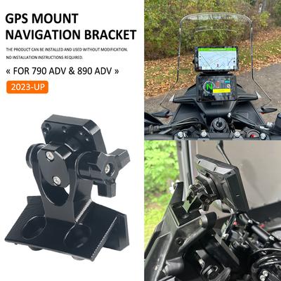 For 790ADV 890ADV 790 890 ADV Adventure 2023 2024-UP Motorcycle Driving Recorder GPS Phone Navigation Bracket Holder Mount Stand