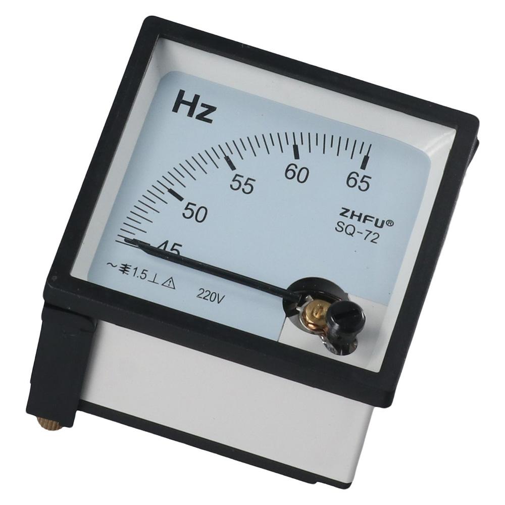 45-65Hz 220V Accuracy Class Copper+plastic Hertz Meter Frequency Meter  Electrician