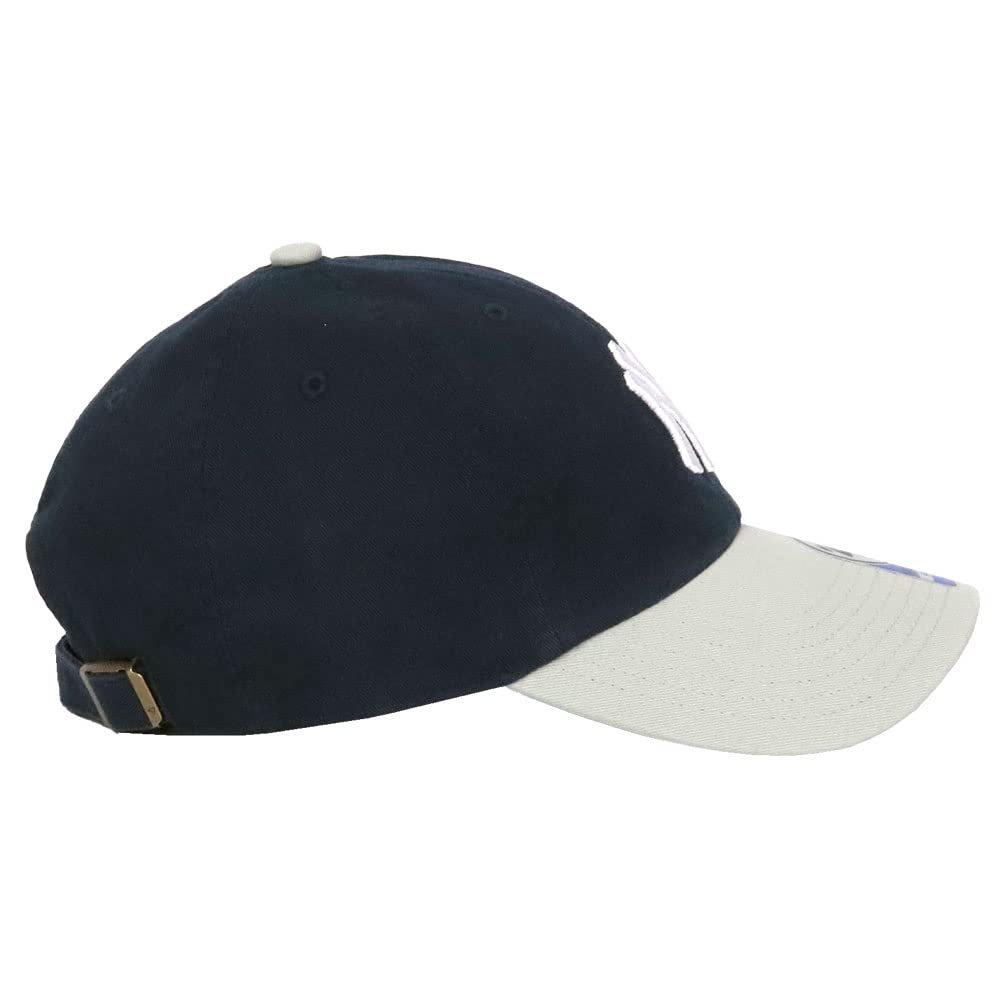47 Brand Cap Kids Major League Children's Hat Logo Low Cap Baseball Cap Boys Girls Brand Two Tone Color NY NEW YORK YANKEES New York Yankees Navy X