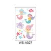 10 Sheets Cartoon Tattoos Stickers Printed Girls Ski Decal Adorable Temporary Sticker Body Ornament Dressing Decor Set
