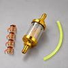 Inline Gas Line Filter and Hose Kit with Filtration Element for Recreational Vehicle Maintenance and Replacement Work