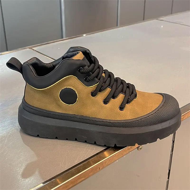 

Retro high-top board shoes spring new comfortable soft-soled casual ysd 38 leather shoe size верблюд