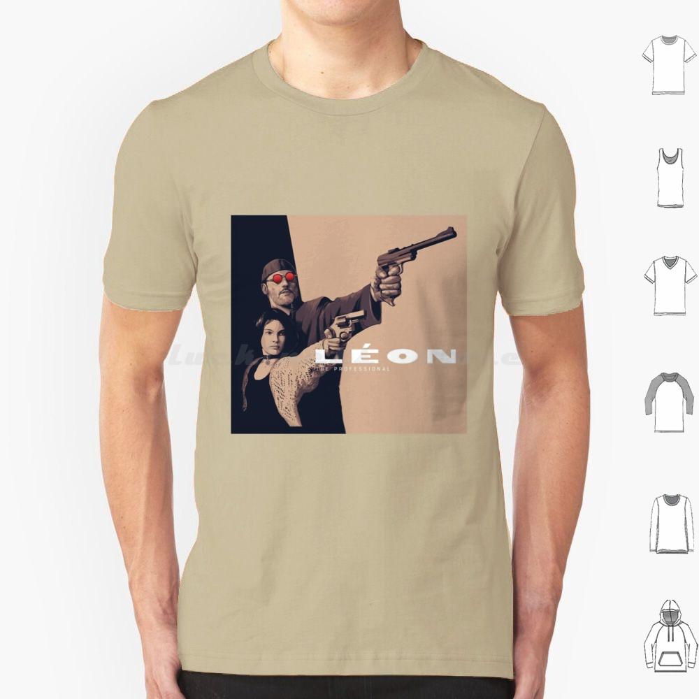 Leon The Professional T Shirt 6xl Cotton Cool Tee Leon Leon The Professional Movie Mathilda Natalie Portman Film Jean Reno The S