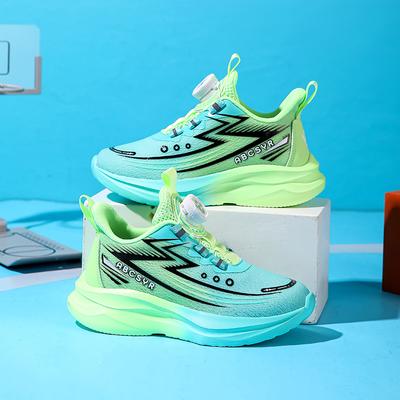 Kid Sneakers Boys Girls Soft Soled Non Slip Stay Warm Casual Shoes Student Runn Shoes Children School Knob Buckle Training Shoes