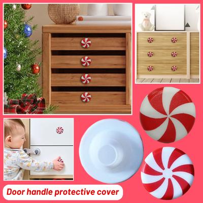 5-petal Candy-shaped Door Handle Protective Cover For Home