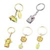 Charming Lucky Cat Keychain Ornament Oriental Culture Inspired Lucky Cat Keychain Bag Decoration For Everyday Use