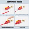 High Current Banana Connector with No Solder Design for Fast Assembly Automotive Modifications Engineering Applications