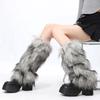 Harajuku Style Faux Fur Furry Leg Warmers Japanese Style 25/40/50cm Lolita Boots Cover Sweet Soft Long Tube Sock Spicy Girls