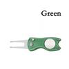 Herramienta de reparación de golf de acero inoxidable, navaja plegable, horquilla de golf, herramienta para putting green, ayuda para entrenamiento de golf, herramienta de aleación de lanzamiento