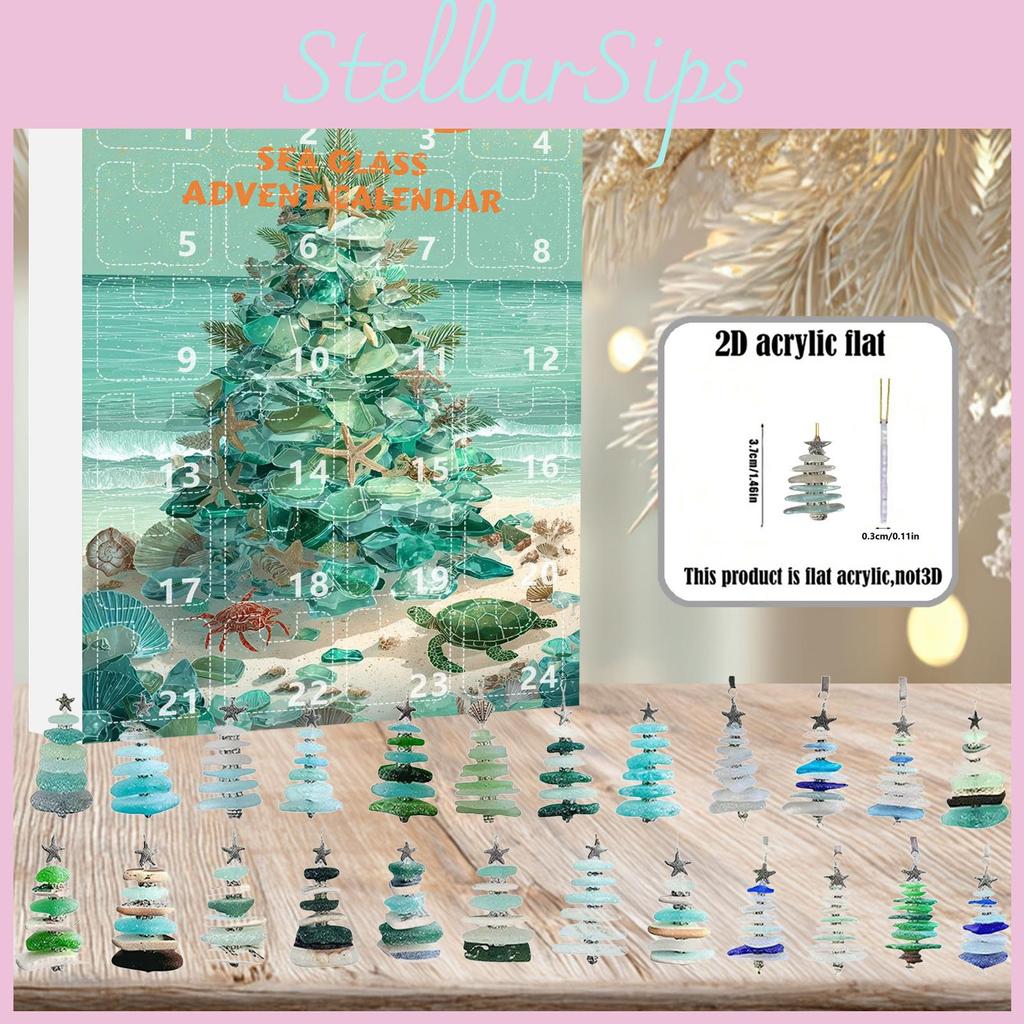 Christmas Blind Box Series Acrylic Tree Christmas Decor Gift For Holiday Celebration