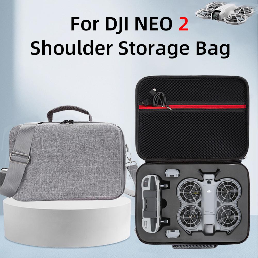 Storage Bag For DJI Neo 2 RC-N3 Charging Hub Fly More Combo Carrying Case Travel Protective Box For DJI Neo 2 Drone Accessories