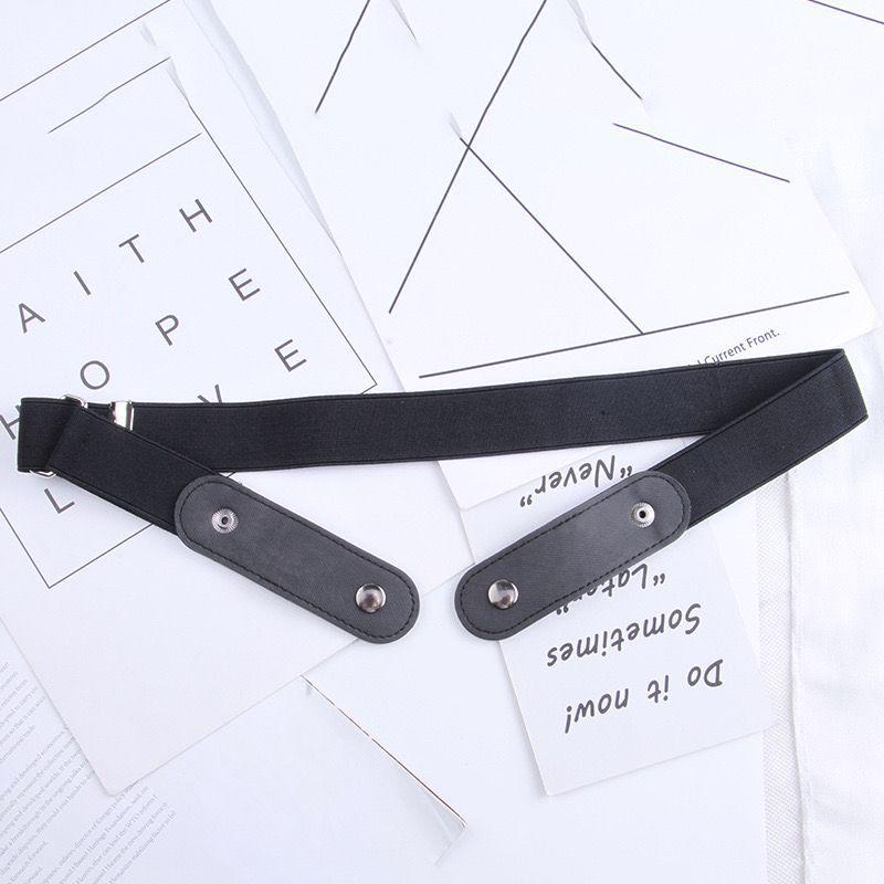 

Женский регулируемый бесшовный невидимый ремень для джинсов - летний декоративный эластичный пояс