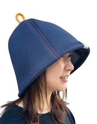 Red BSH Triple Mesh Large Sauna Loose Fit Navy, Stitching, Orange, Original, Layered, Material, Size! Hat, Unisex,