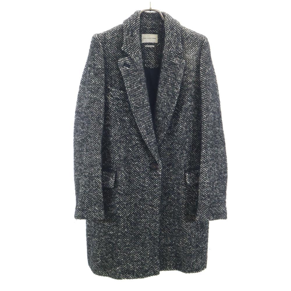 ISABEL MARANT E'TOILE Laget i Bulgaria Chester-kåpe 36 svart Kvinner Brukt