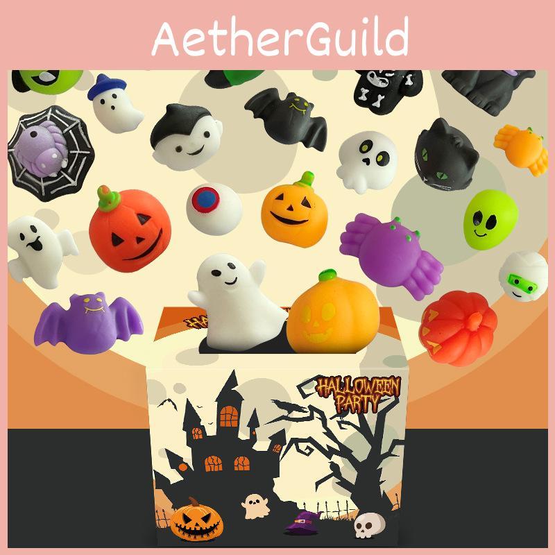 Halloween Squishies Mochi Toys 24pcs Mini Surprise Box For Kids And Adults