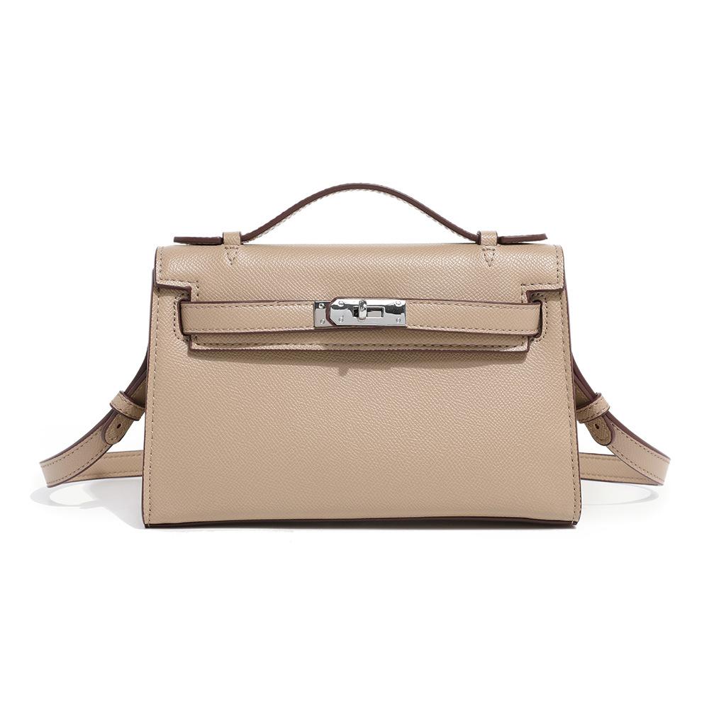 Geantă Pătrată Mică Navetă Simplă La Modă și Clasică Versatilă Pe Un Umăr Înclinată Peste Corp Geantă de Dama de Mână Senzație High-End