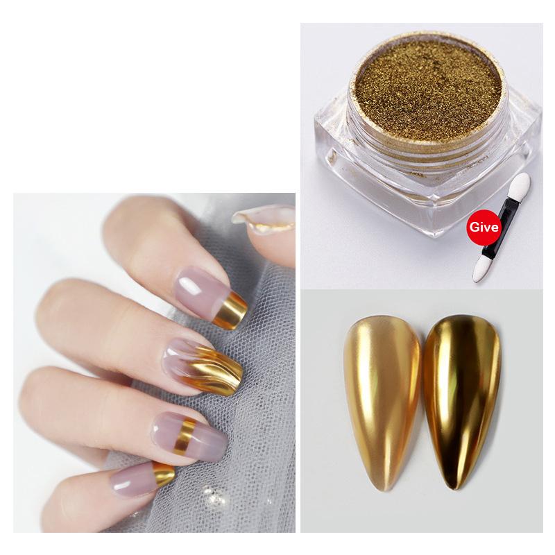 1Box Magic Mirror Sequins Shining Water Ripple Nail Patches Multicolour Nail Painting Decoration Accessory DIY