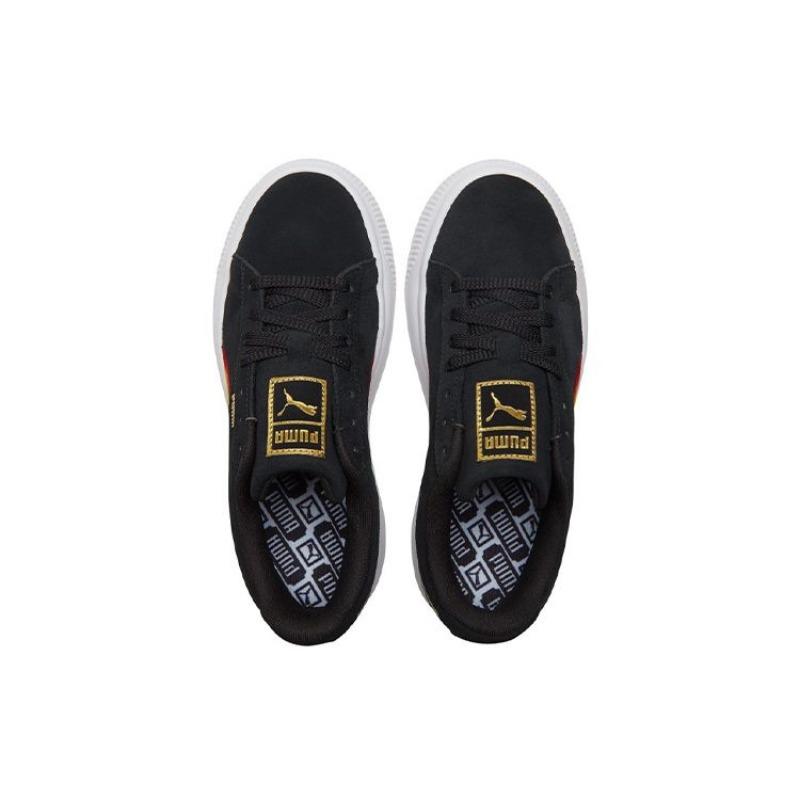 Puma Suede Mayu Rainbow Women's Low-Top Sneakers Black Rainbow 387239-01