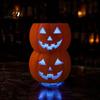 Ghost Face Soda Sleeve Halloween Pumpkin Drink Holder for 12oz Cans Double Stacked Beverage Can Decorative Cooler Party 3D Printed Heat Insulation