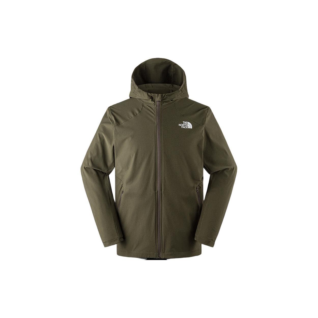 THE NORTH FACE Ūdensnecaurlaidīga jaka `Olīvzaļa`
