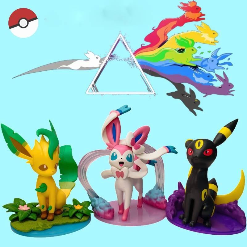 Sylveon Figure Moon Cartoon Animals Model Ornament Xmas Gift Garnish