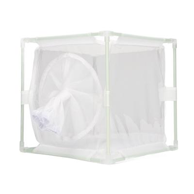 Insect Observation Cage PVC Mesh White Reusable Butterfly Habitat Breeding Incubator Box Sleeve