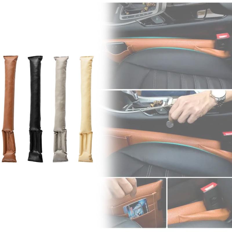 Seat Universal Car Gap Filler Pu Leather Storage Organizer Anti Interior Vehicle