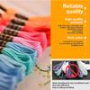 Multicolor Embroidery Cross-stitch Threads Floss Anti-pilling Sewing Skeins Wristband Headwear Needlework Supplies 7.5m