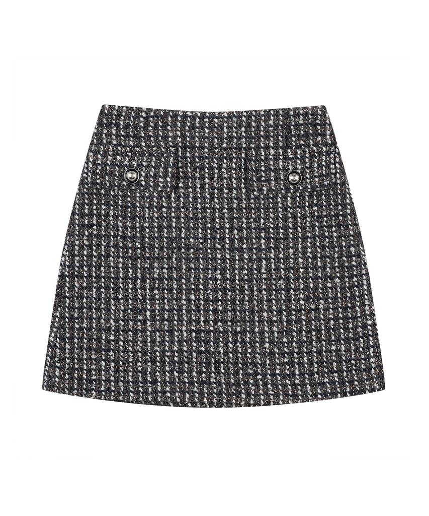 ECOLEDEPARIS Tweed Mini Skirt_Cb2Ywsa001Z