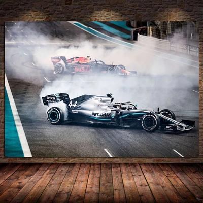 Arte de supercoche de carreras, pintura en lienzo, carteles e impresiones, sala de estar moderna, dormitorio, hogar, Bar Retro, arte de pared bellamente decorado