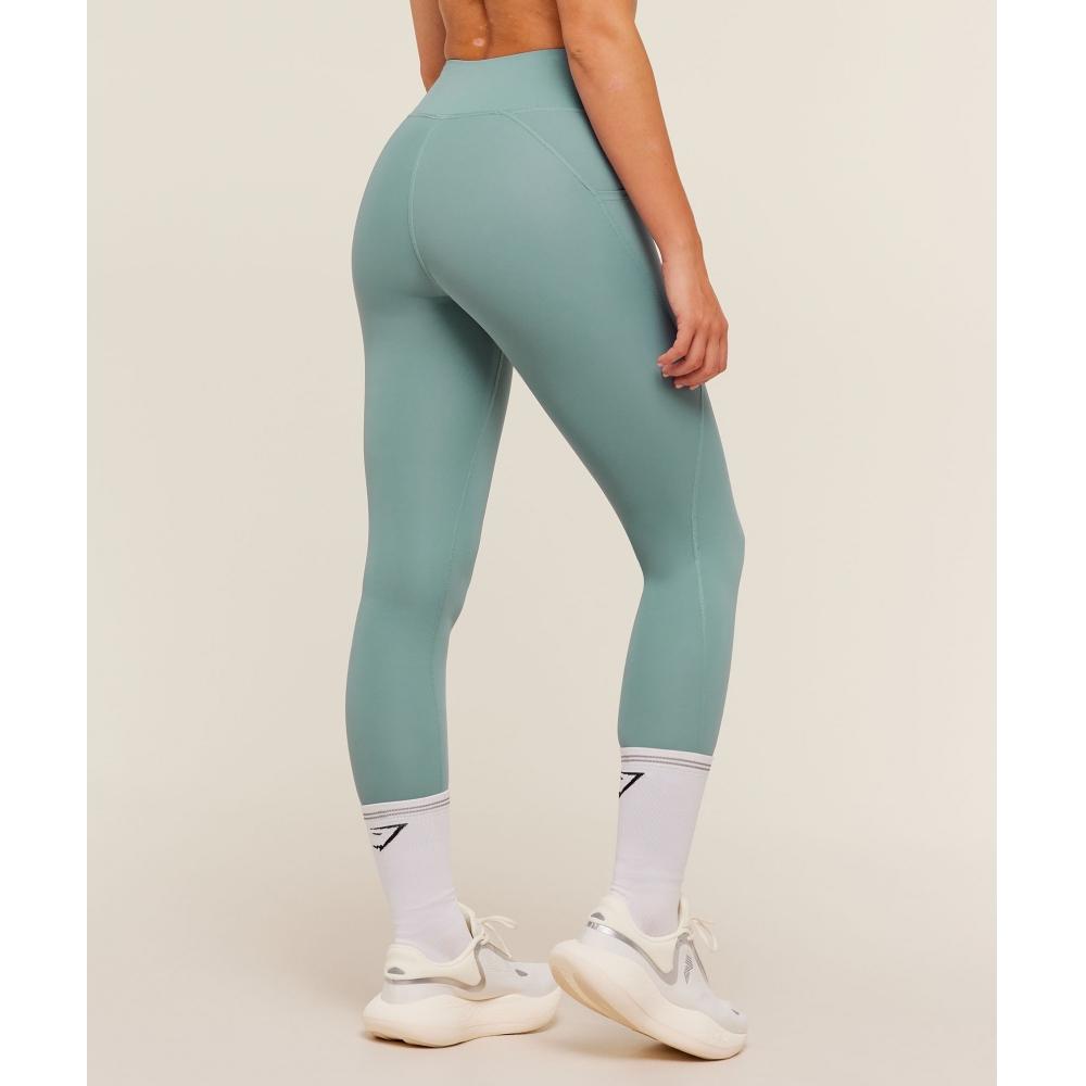 Gymshark Running Pocket LegginGs Gs Storm Blue B3c7s Ud6x