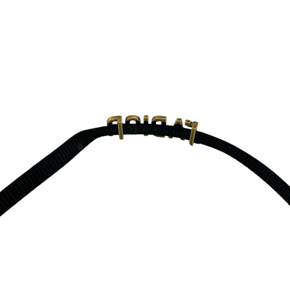 Dior Gold Plated Jadior Choker Black Gold Plated Used