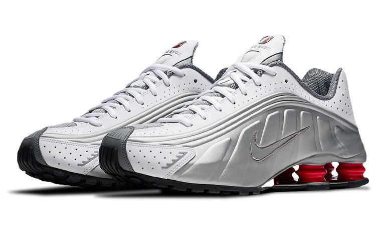 Nike Shox R4 Metallic Silver Comet Red 2018 BV1111-100