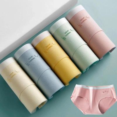 Women's Briefs Underwear Girls Panties Breathable Shorts Underpants Solid Lingerie M L XL