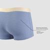 Męska Bielizna Bokserki Średnio Stan Elastyczny Pas Przewężenie U Kształt Krótkie Majtki Paski Nadruk Bielizna Codziennego Użytku Bielizna Nocna