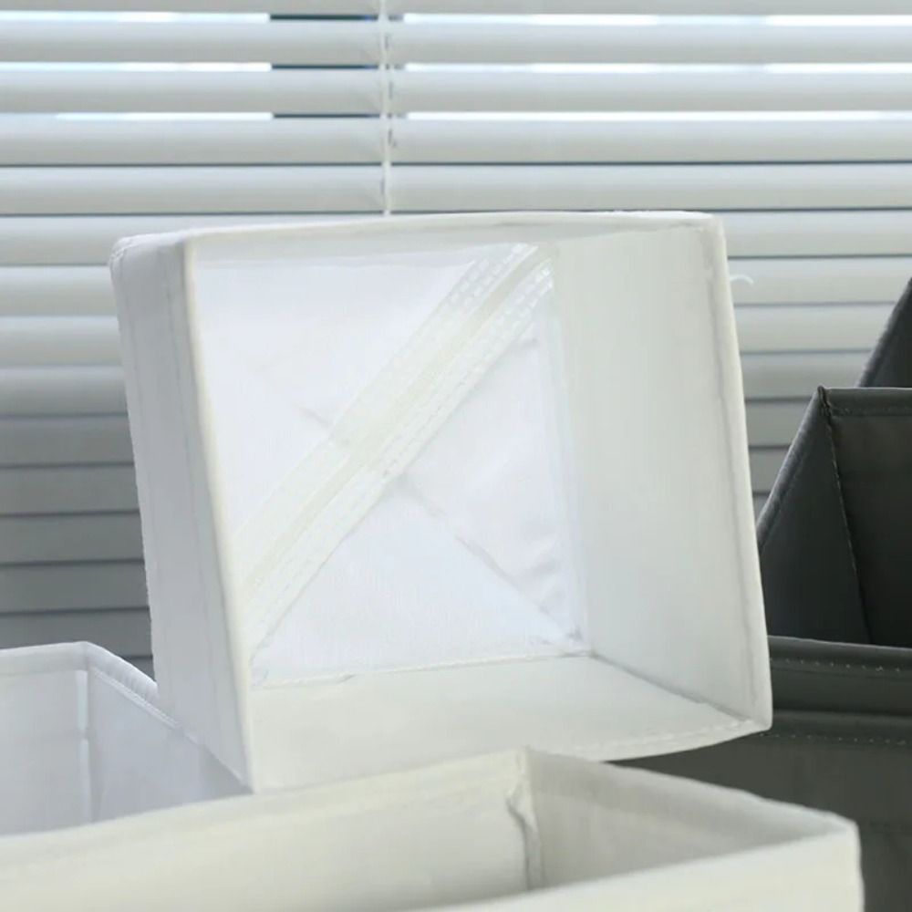 Foldable Closet Organizer Boxes Grey/White/Purple Box Storage Cabinets Closet Organizer  Clothes