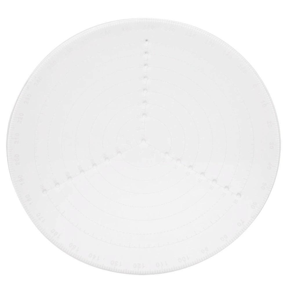 

Transparent White Turning Centering Ruler Handmade Wood Lathe Woodworking Tool Round Measuring Bowl Measuring Ruler