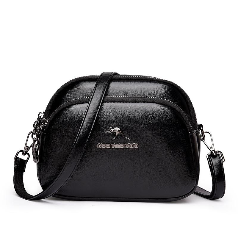 Soft leather small bag women's new fashion women's messenger bag versatile shoulder satchel