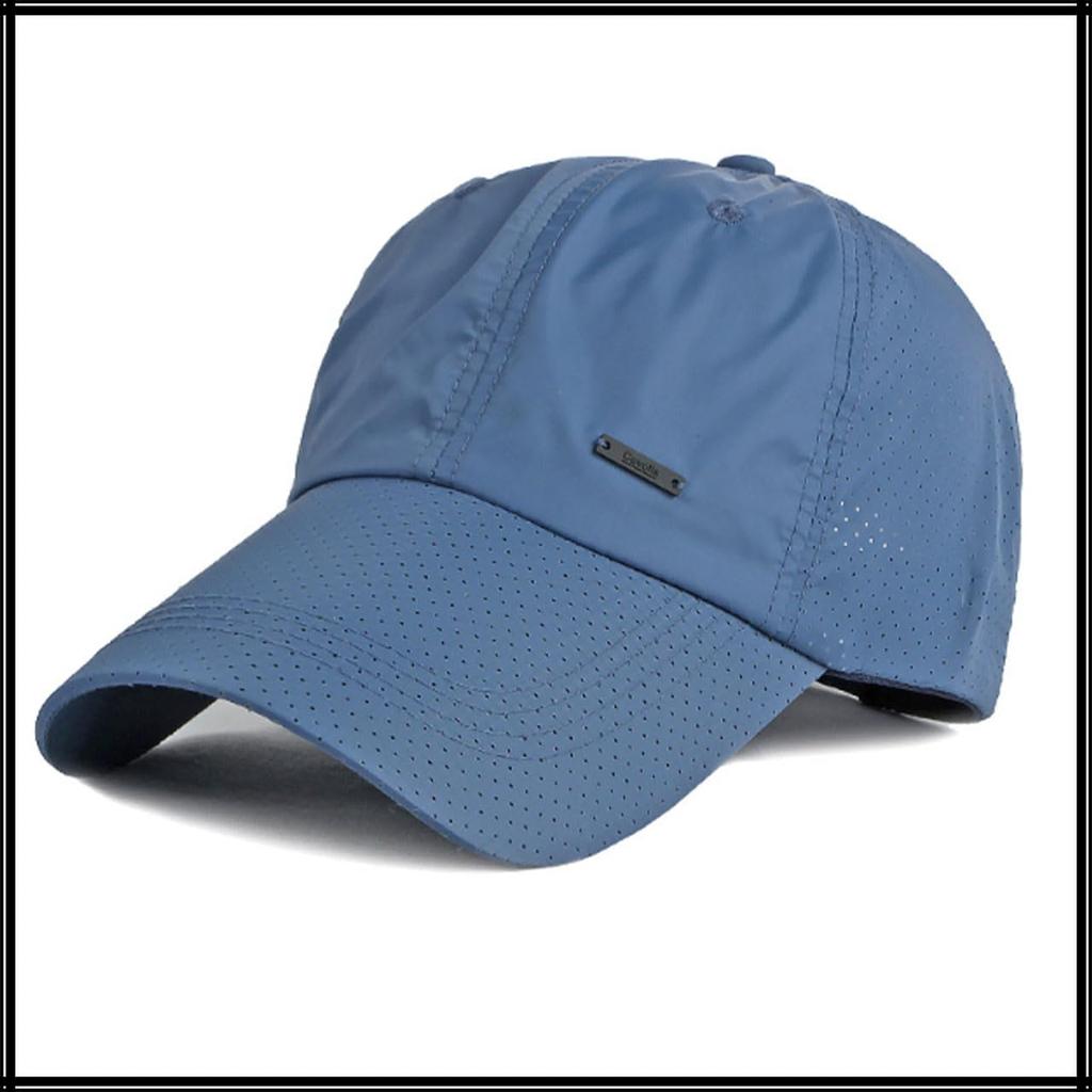 Baseball CA852 [White Fang] Hat, Cap, Mesh, Logo, Brim, Cap, Stylish, Unisex, Cool, Men's (Black)
