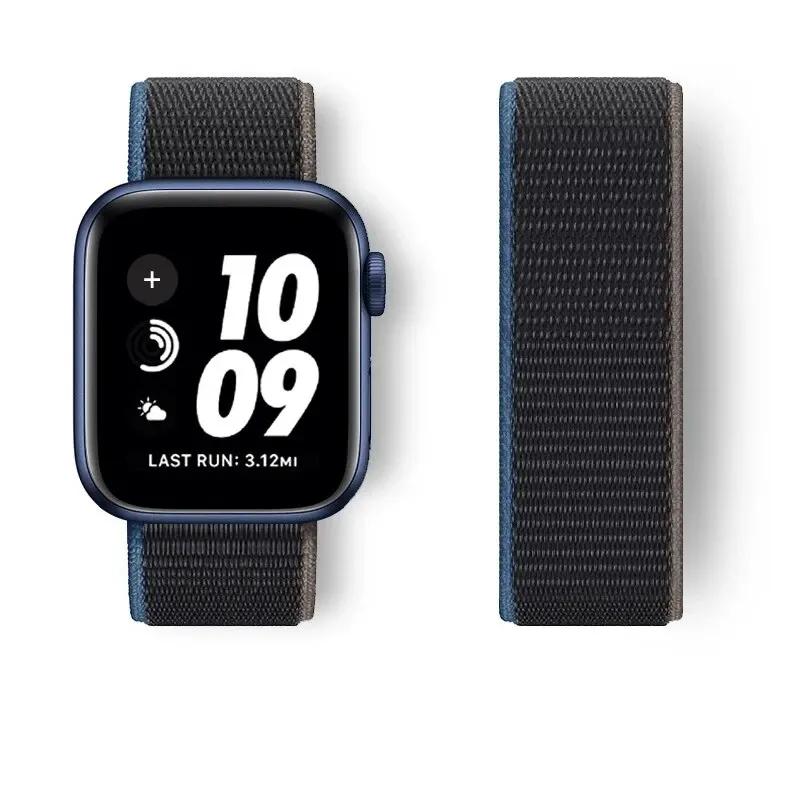 Nylon Loop For Watch Band Ultra-2 49mm 44mm 40mm 45mm 41mm Sport Pride Bracelet Iwatch Strap Series 9 8 Se 7 6 5 4 3