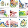 Holz Diamantmalerei Kalender DIY Diamantmalerei Kalender Heim Schreibtisch Dekoration