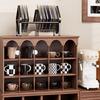 Black Vinyl Record Holder Large Capacity CD Record Display Durable Desktop Bookshelf  Living Room