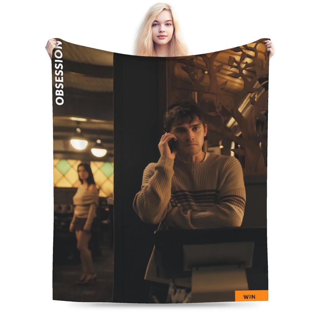 Funny Obsession Horror Movie Blanket Soft Flannel Relax Throw Blanket Machine Washable