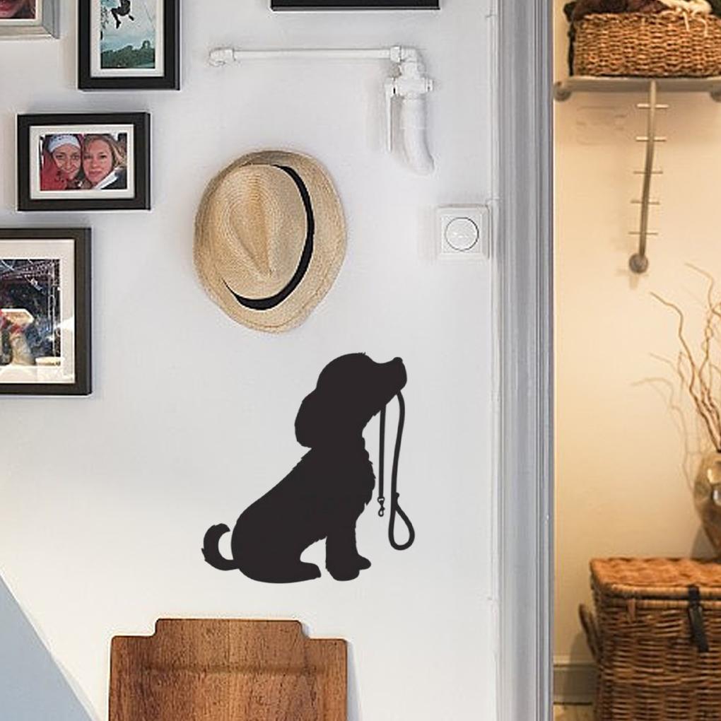 Instantly Transform Room With Dog Pattern PVC Wall Sticker Easy To Apply Remove Cute Dog Silhouette Wall Stickers