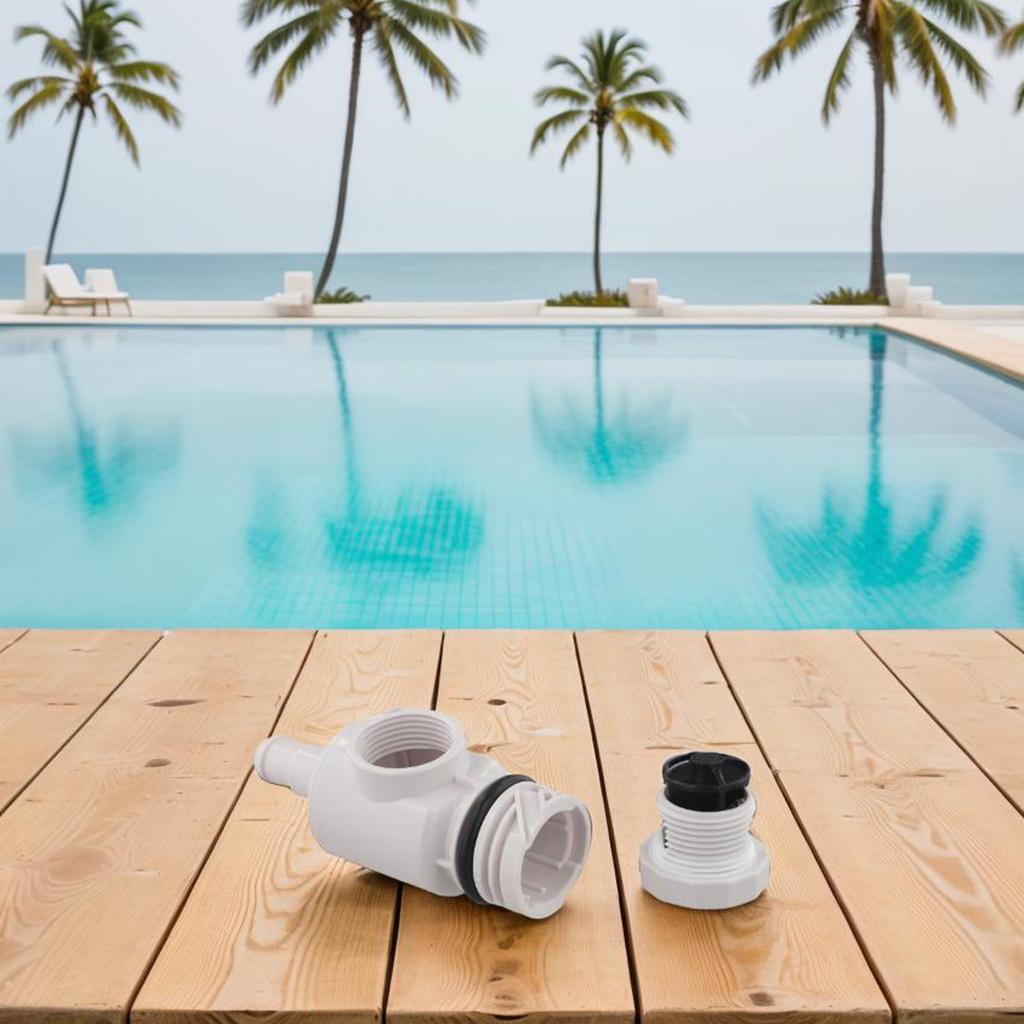 Pool Maintenance Tool Pressure Relief Valve Crafted From Robust Materials Includes Rubber O-ring For Secure Connection