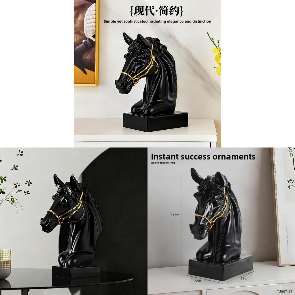 Artistic Horse Success Sculpture Home Decor Gift For Celebrations And Office Display