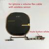 Wireless charging chip volume flex cable, NFC coil, mute button key, for iPhone X, XS, XR,