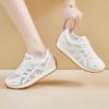 2025 New Summer Mesh Breathable Sports Shoes Women's Little White Mesh Shoes Lightweight Soft-soled Forrest Gump Training Running Shoes
