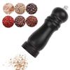 1PC Pepper Mill with Strong Adjustable Ceramic Grinder Manual Control Kitchen Cooking BBQ Tools Salt and Pepper Mills Wood Tools