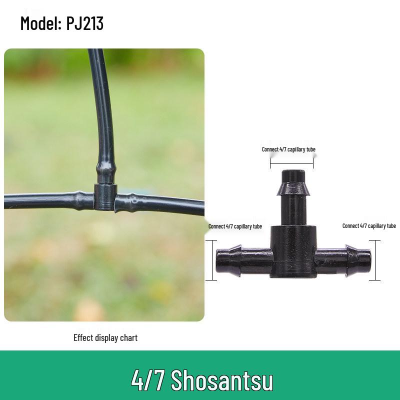 Capillary and Micro-Sprinkler Fittings: Single/Double Hooks, Tee, Straight Connector, Drip Stop, Mountain Bracket, Five-Way, Greenhouse.